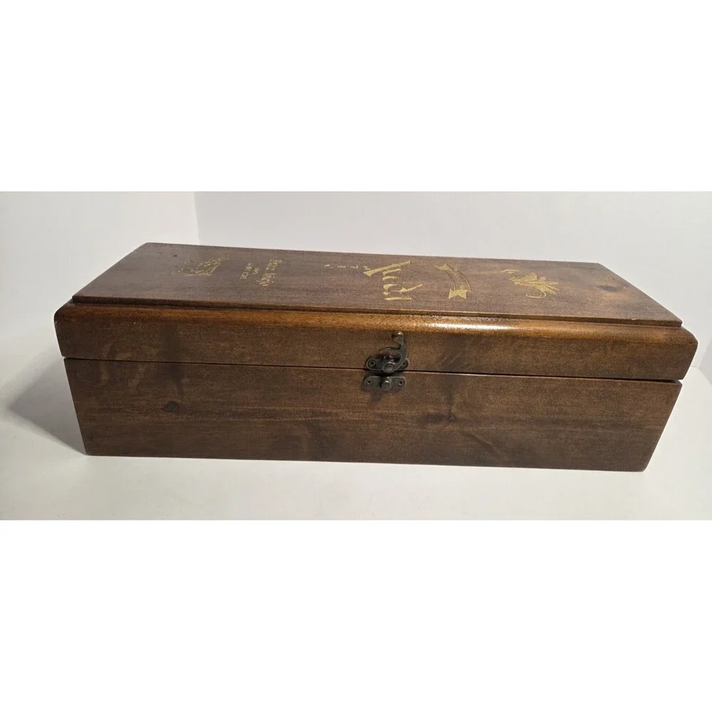 Xxeda Xotec Extra Anejo Wooden Decorative Hinged Box W Slip Lock Closure